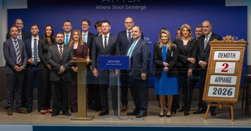 Η Allwyn σηματοδοτεί τη διαπραγμάτευση των μετοχών της στο Χρηματιστήριο Αθηνών με την τελετή έναρξης της συνεδρίασης